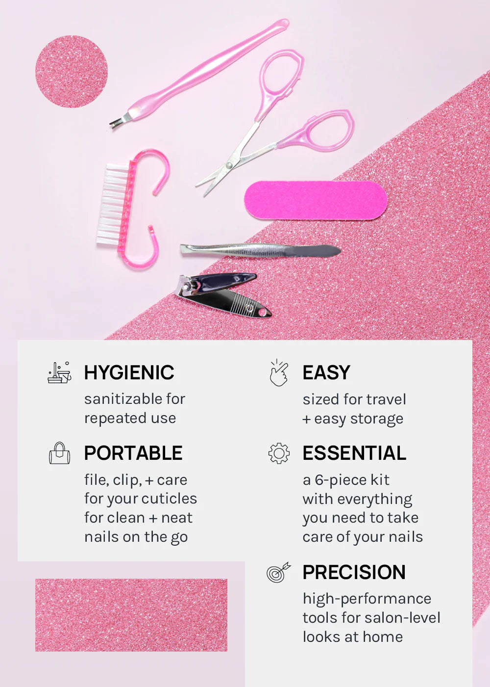 EASY MANICURE NAIL TOOL KIT