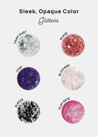 SET STUDIO NAIL POLISH - GLITTERS