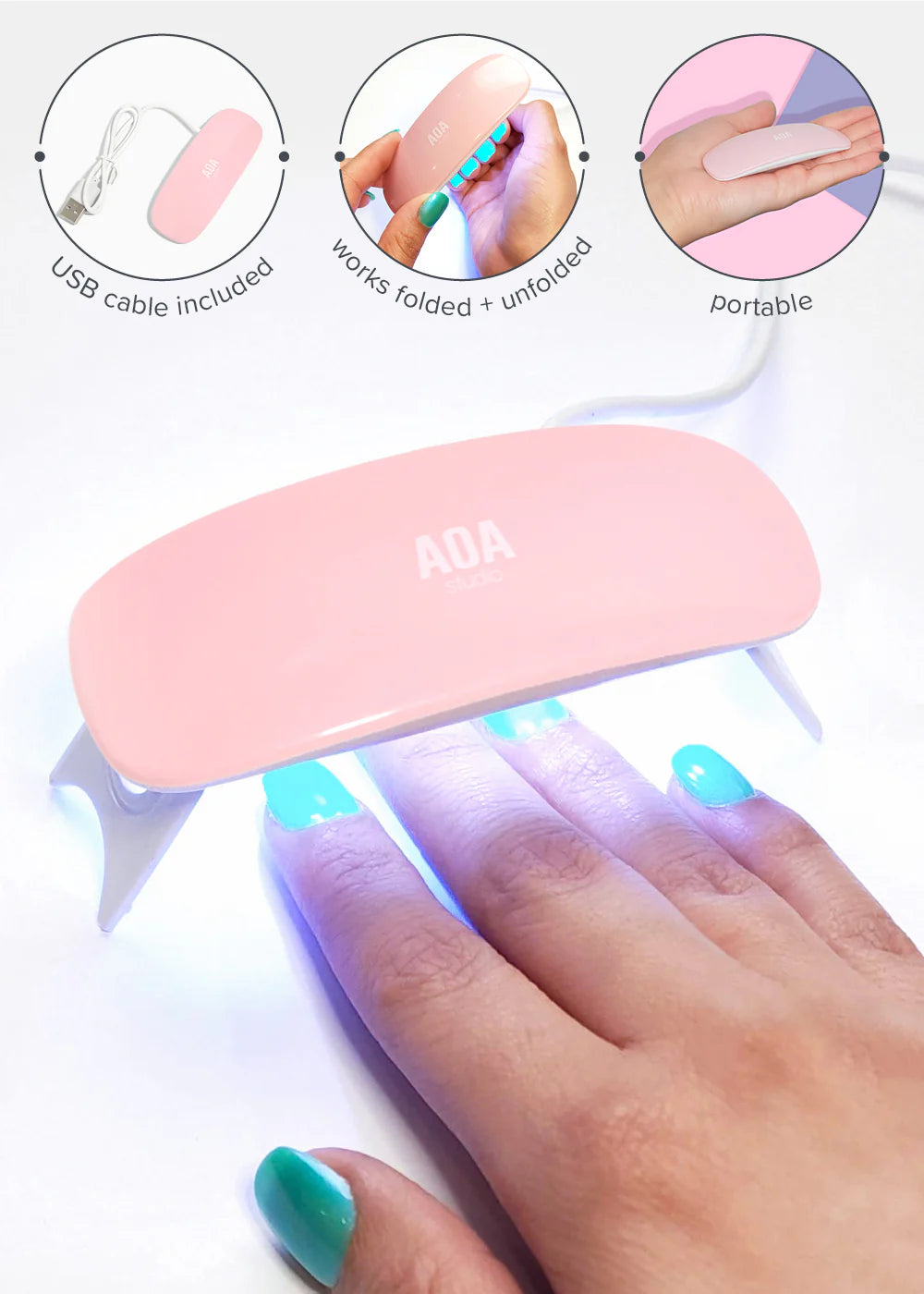 MINI UV GEL NAIL DRYING LAMP