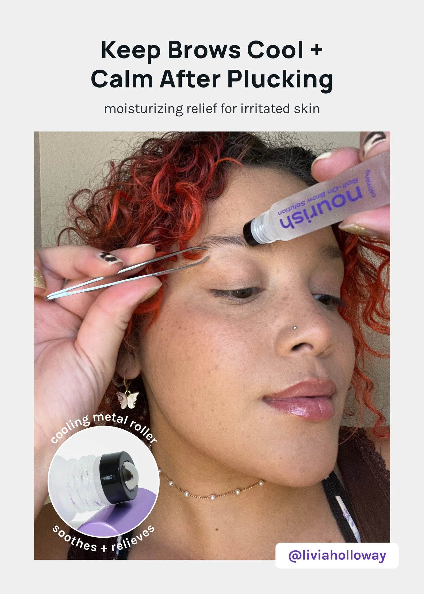 NOURISH HYDRATING UNDER EYE SERUM + CALMING ROLL-ON BROW SOLUTION